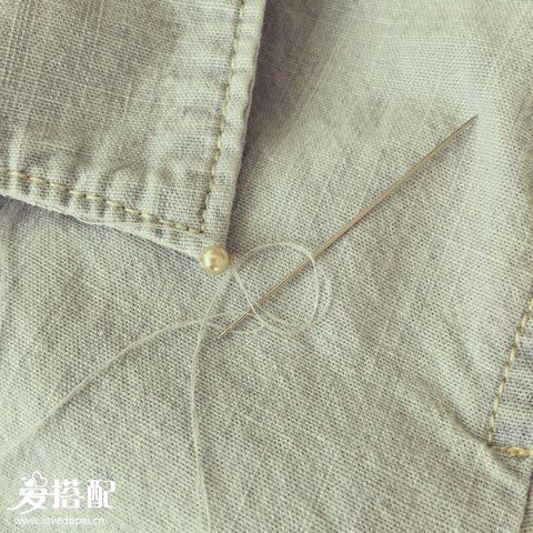 旧衬衫别扔!DIY镶珠衬衫给你别样的时髦