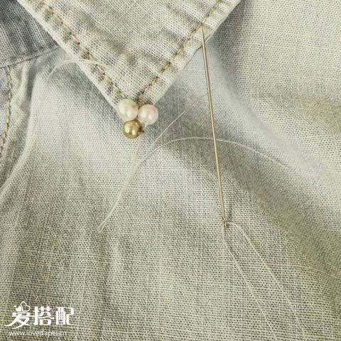 旧衬衫别扔!DIY镶珠衬衫给你别样的时髦