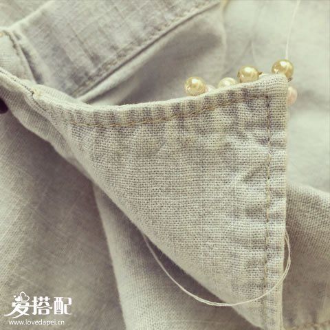 旧衬衫别扔!DIY镶珠衬衫给你别样的时髦