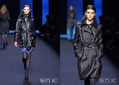 大衣+裤袜 传统与时尚结合出T台最IN造型